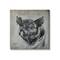 Stupell Industries Oinkville Farms Rustic Sign Pig Animal Black Hog Canvas Wall Art